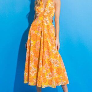 Next Big Move Midi Dress